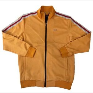 Men’s “Bowery” Track jacket. Sizes Small, and large.